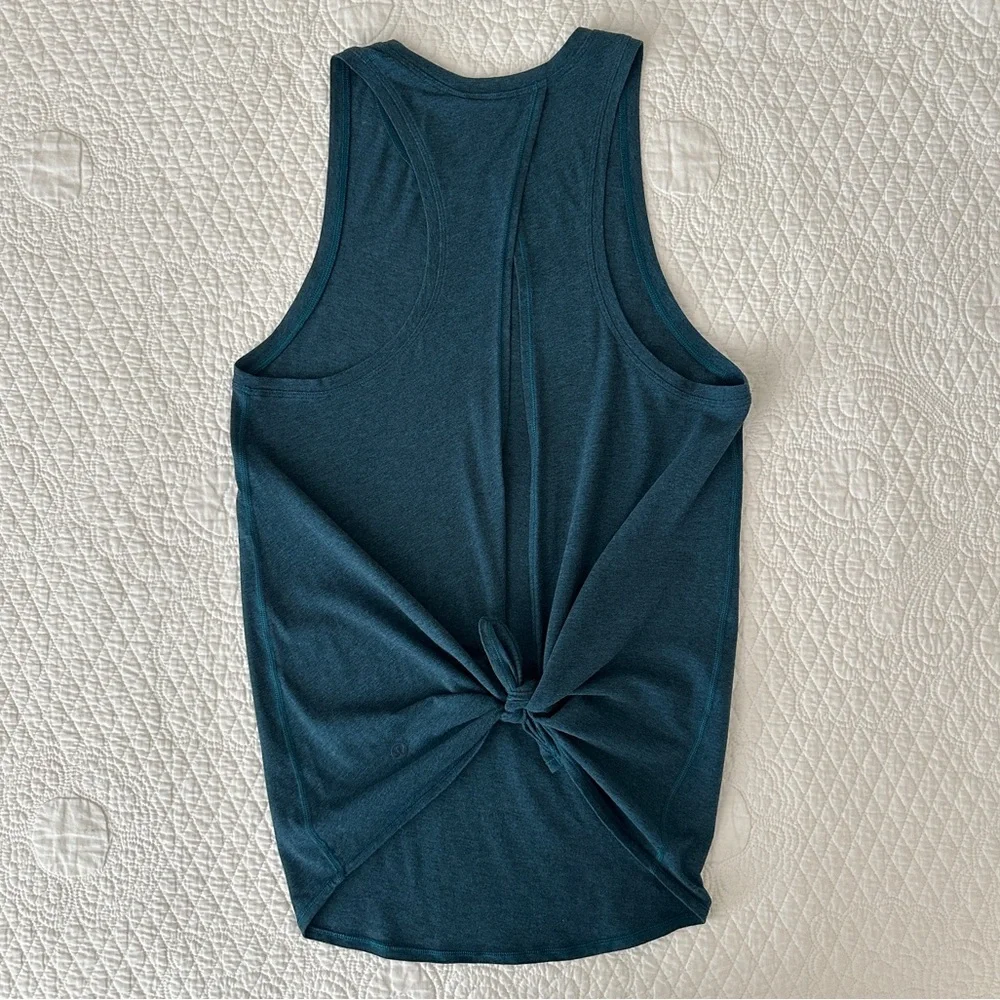 Lululemon All Tied Up Sleeveless Tank Top Alberta Lake Teal